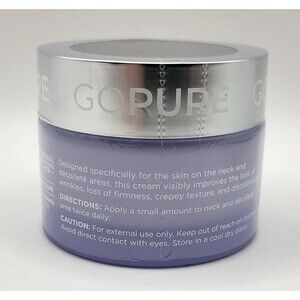 GoPure Tighten Lift Firming Neck Cream 1.7 fl oz (50 mL)~Exp 09/2026